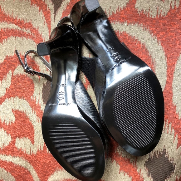 NEW!! Antonio Melani Slingbacks, textured leather - Picture 3 of 8